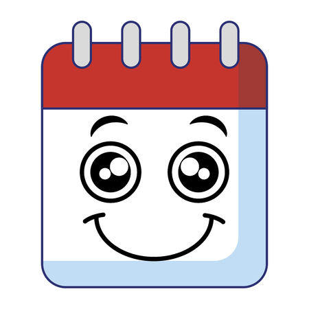 Calendar reminder character vector illustration designのイラスト素材