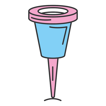 Tack marker isolated icon vector illustration designのイラスト素材