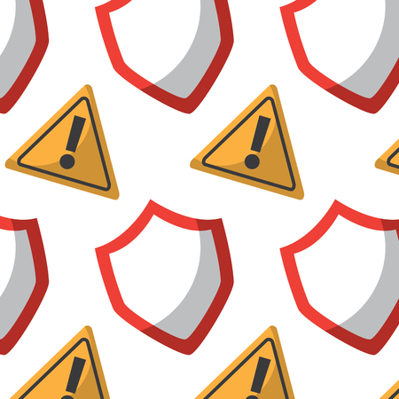 antivirus shield pattern image vector illustration design のイラスト素材