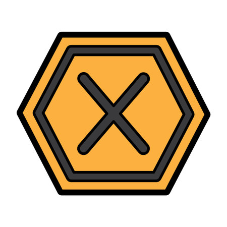 sign board error danger technology symbol vector illustration