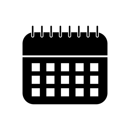 calendar reminder isolated icon vector illustration designのイラスト素材