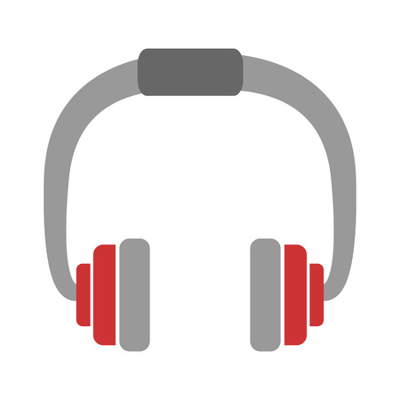 earphones sound isolated icon vector illustration designのイラスト素材
