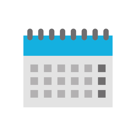 calendar reminder isolated icon vector illustration designのイラスト素材
