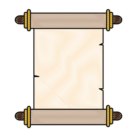 Chinese papyrus isolated icon vector illustration designのイラスト素材