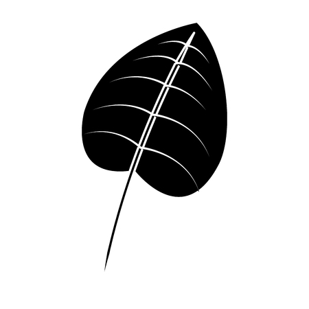 tropical leaf season eco nature vector illustrationのイラスト素材