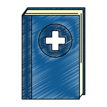 medicine text book icon vector illustration designのイラスト素材