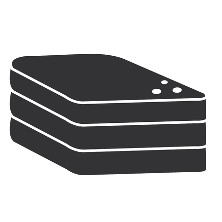 bread sliced pile isolated icon vector illustration designのイラスト素材