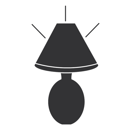 bedroom lamp isolated icon vector illustration designのイラスト素材