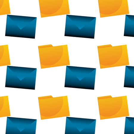 message envelope file folder icon image vector llustration design のイラスト素材