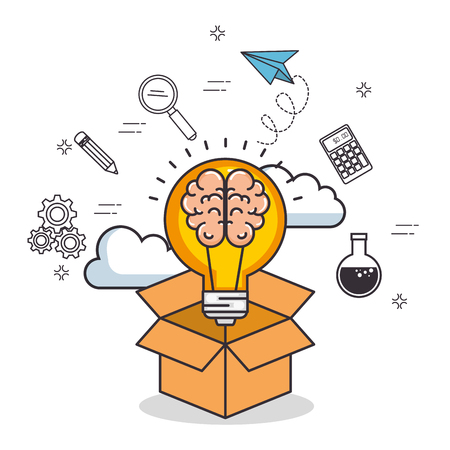 creative mind set icons vector illustration designのイラスト素材