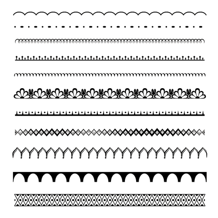 boho style mandala set icons vector illustration designのイラスト素材