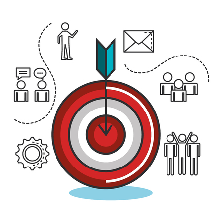 engage business set icons vector illustration designのイラスト素材