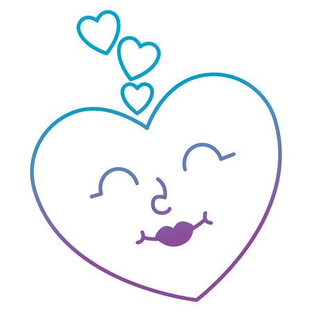 heart love  character vector illustration designのイラスト素材