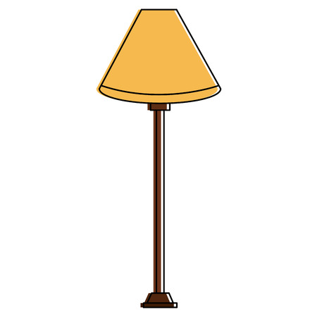 bedroom lamp isolated icon vector illustration designのイラスト素材