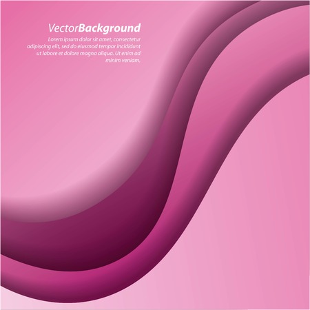 pink background curves abstract twist lines vector illustrationのイラスト素材