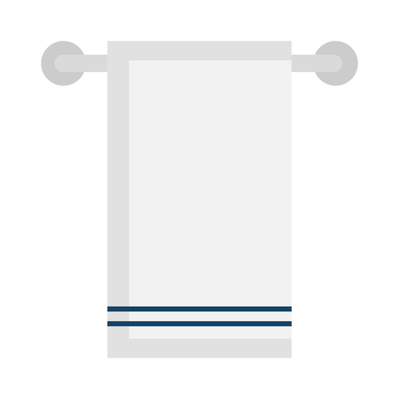 bathroom towel hanging icon vector illustration designのイラスト素材