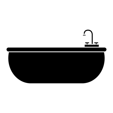 elegant bathtub isolated icon vector illustration designのイラスト素材
