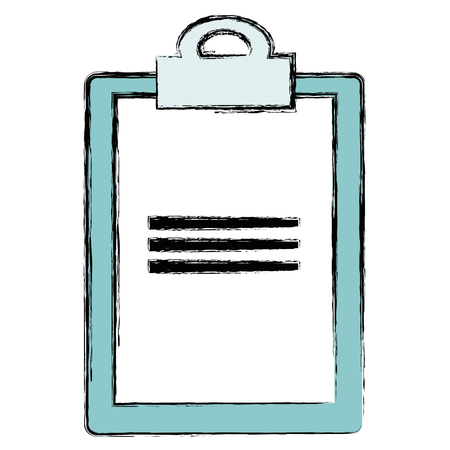 checklist clipboard isolated icon vector illustration designのイラスト素材