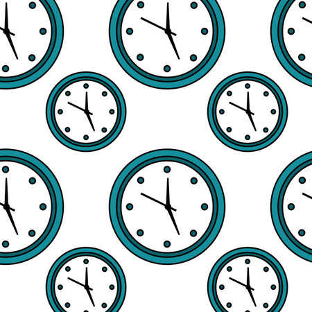 Wall clock icon image vector illustration designのイラスト素材