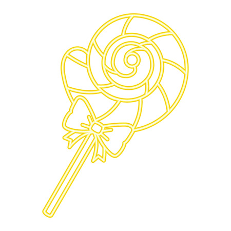 sweet lollypop candy icon vector illustration designのイラスト素材