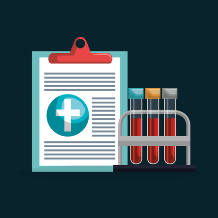 medical elements set icons vector illustration designのイラスト素材