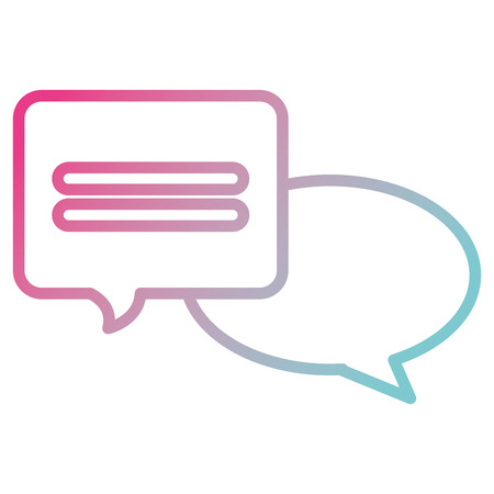 speech bubble message icon vector illustration designの写真素材