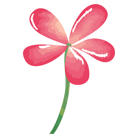 tropical and exotic flower decorative vector illustration designのイラスト素材