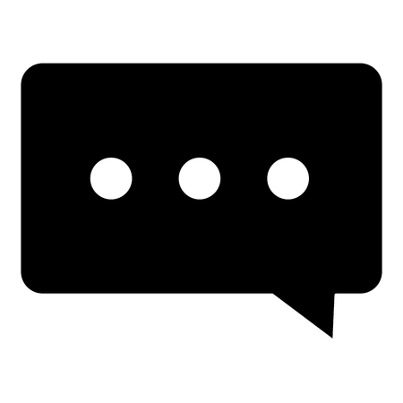 speech bubble message icon vector illustration designのイラスト素材