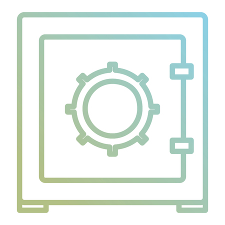 safe box money icon vector illustration designのイラスト素材