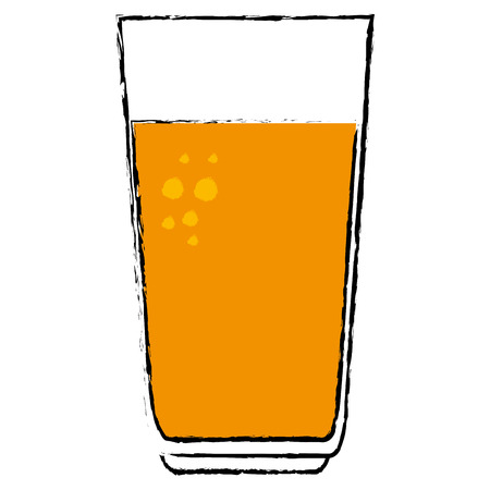 glass with juice icon vector illustration designのイラスト素材