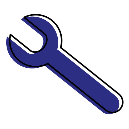 A wrench tool isolated icon vector illustration designのイラスト素材