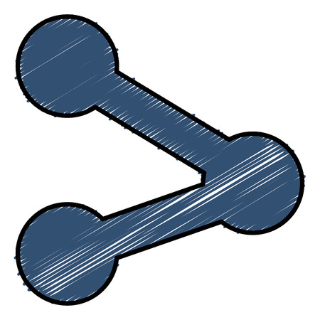 share symbol isolated icon vector illustration designの写真素材