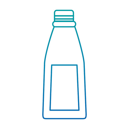 Glass bottle kitchen product vector illustration designのイラスト素材