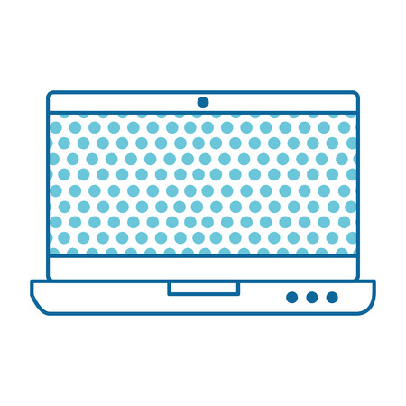 laptop computer isolated icon vector illustration designのイラスト素材