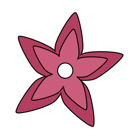 cute flower garden decoration vector illustration designのイラスト素材