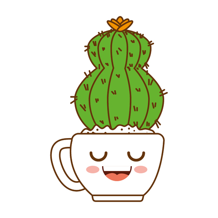 Houseplant in a pot vector illustration designのイラスト素材