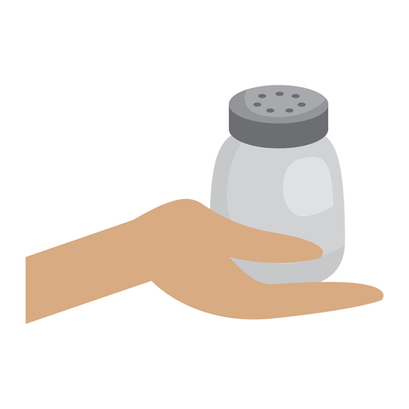 salt shaker ingredient cooking food vector illustration のイラスト素材
