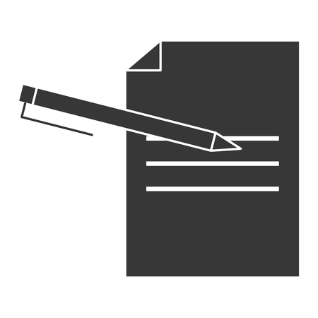 pen writer isolated icon vector illustration designのイラスト素材