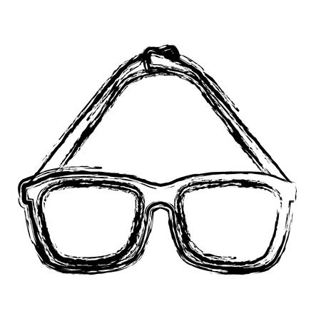 eye glasses isolated icon vector illustration designのイラスト素材