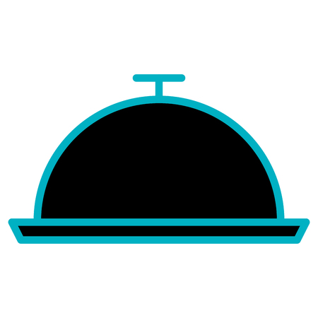 tray server isolated icon vector illustration designのイラスト素材