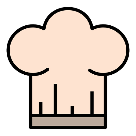 chef hat isolated icon vector illustration designのイラスト素材