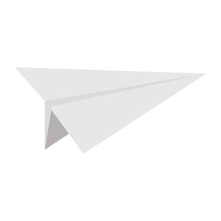 paper airplane flying icon vector illustration designのイラスト素材