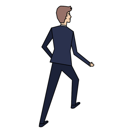 Cartoon man image illustrationのイラスト素材