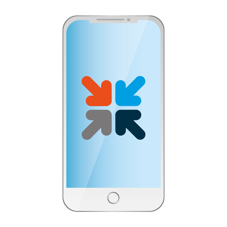 technology devices screen wireless template vector illustrationのイラスト素材