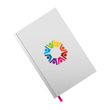 Notepad diary and bookmark templateのイラスト素材