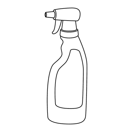 household cleaning product spray bottle vector illustration designのイラスト素材