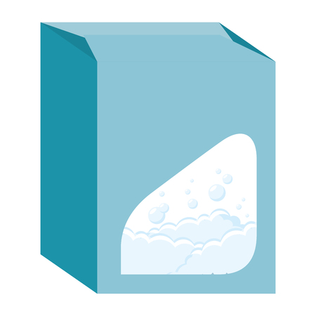 powder detergent box product vector illustration designのイラスト素材