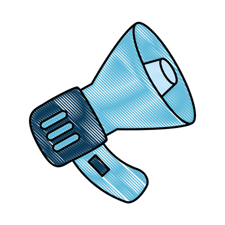 megaphone sound isolated icon vector illustration designのイラスト素材