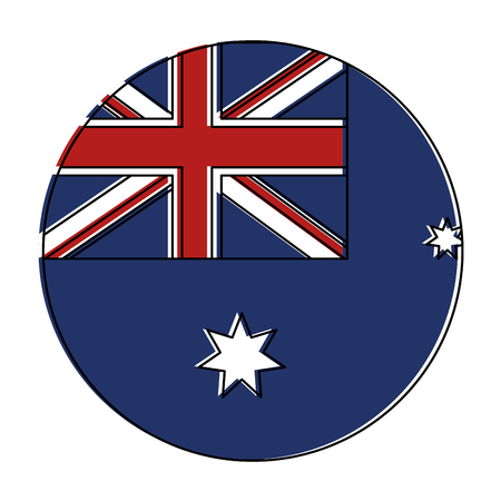 English flag emblem stamp vector illustration designのイラスト素材