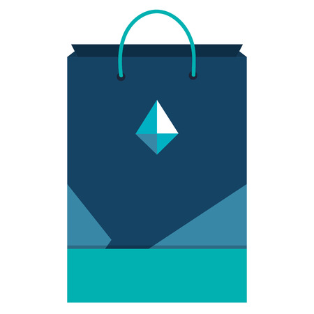 shopping bag isolated icon vector illustration designのイラスト素材